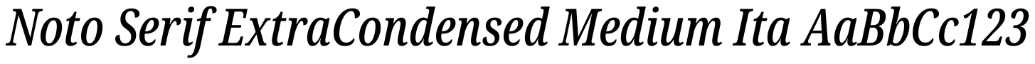 Noto Serif ExtraCondensed