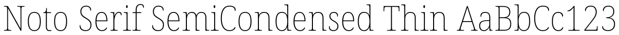 Noto Serif SemiCondensed